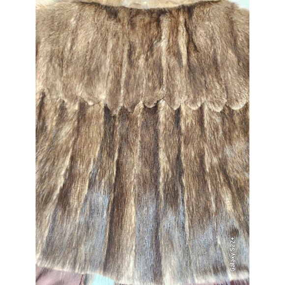 Vintage Genuine Mink Fur Stole Cape By Lewiston Fur Shop Lewiston Idaho - Picture 13 of 16